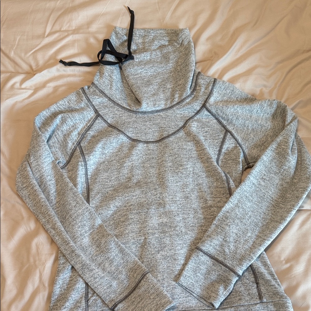 Kuhl Light Gray Women's Cowl Neck Sweater